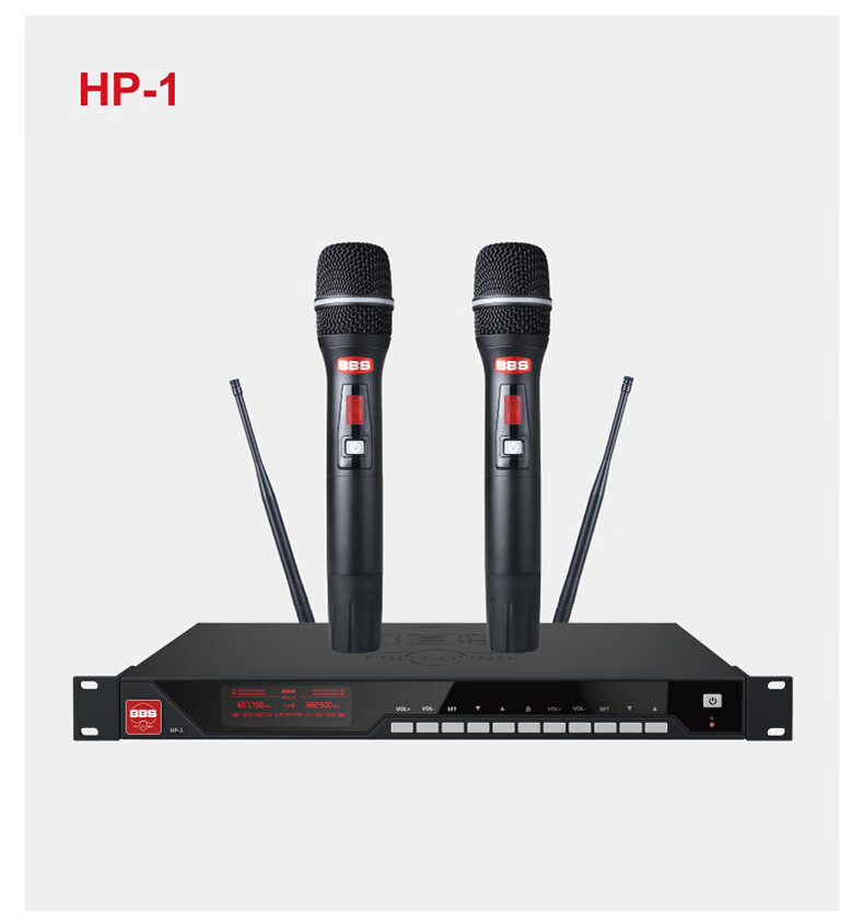 BBS娱乐话筒 HP-1 一拖二无线话筒 专业无线麦克风 真分集话筒 舞台演出会议婚庆主持1 BBS娱乐话筒 HP-1 一拖二无线话筒 专业无线麦克风 真分集话筒 舞台演出会议婚庆主持1